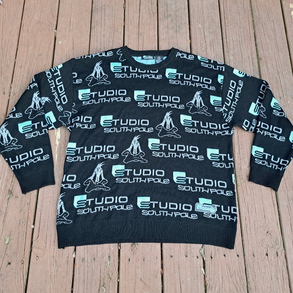 %South Pole Studio Graphic Sweater DAFFY DUCK Men 2XL Looney Tunes